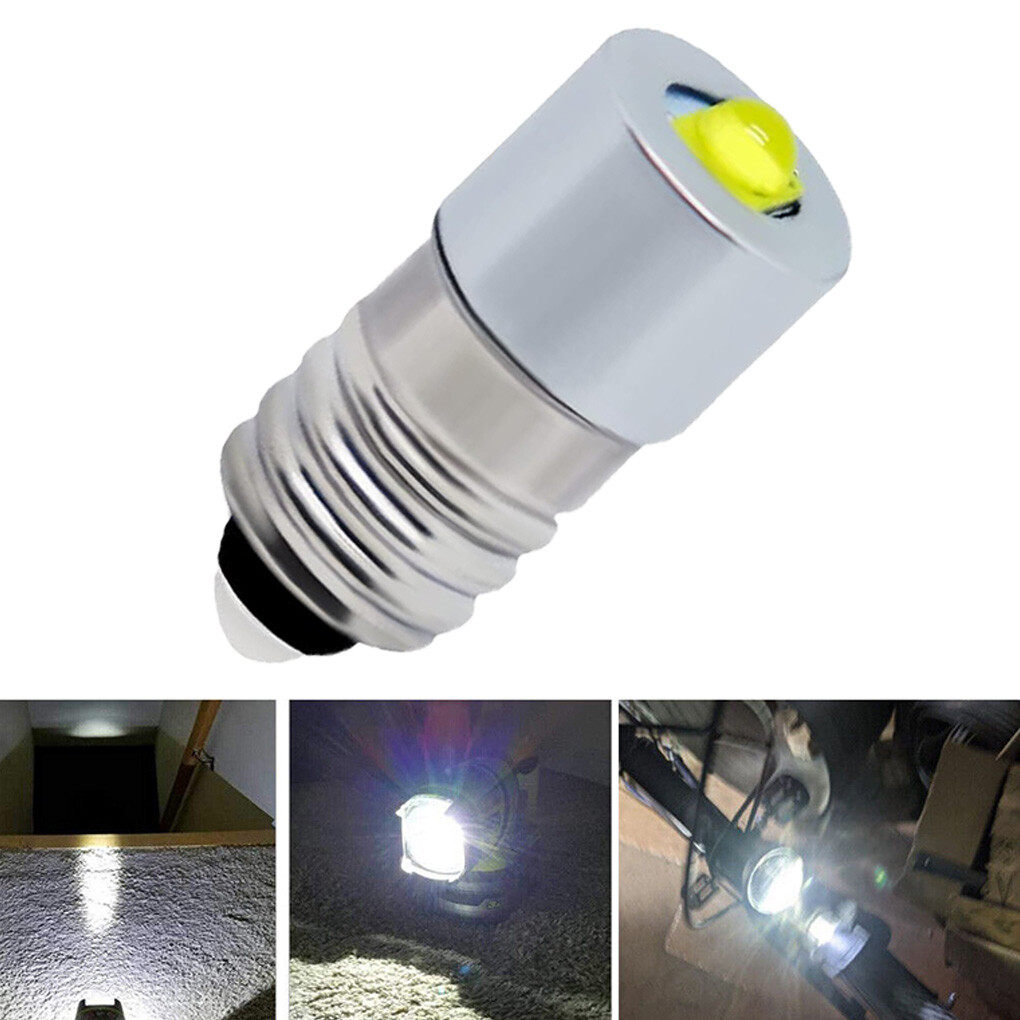 Bright White 5W E10 LED Upgrade for Railroad Lantern Train-man Switchman light