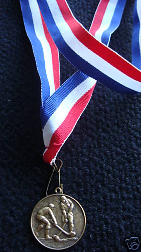 FIELD HOCKEY  MEDALS w/RIBBON /TROPHY / SPORT AWARD   ##