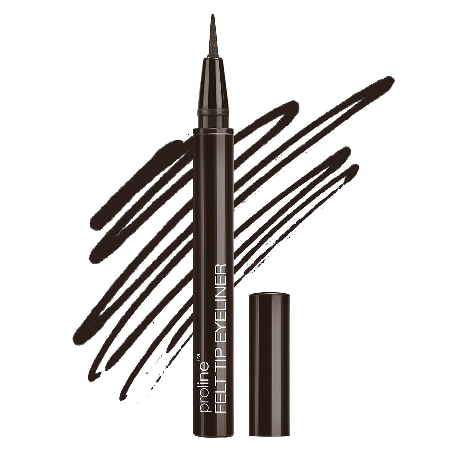 wet n wild Proline Felt Tip Eyeliner Dark Brown 0.017 Oz