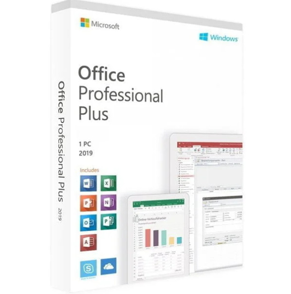 Microsoft Office Pro Plus 2019 DVD | Sealed Retail Package | 1 PC for Windows