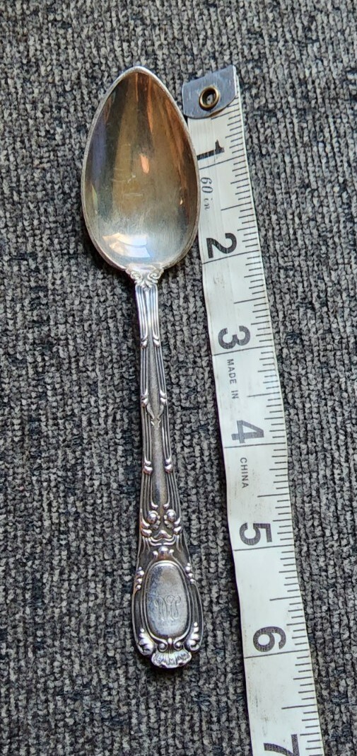 Tiffany and Co. E.P. Teaspoon Engraved - 6"