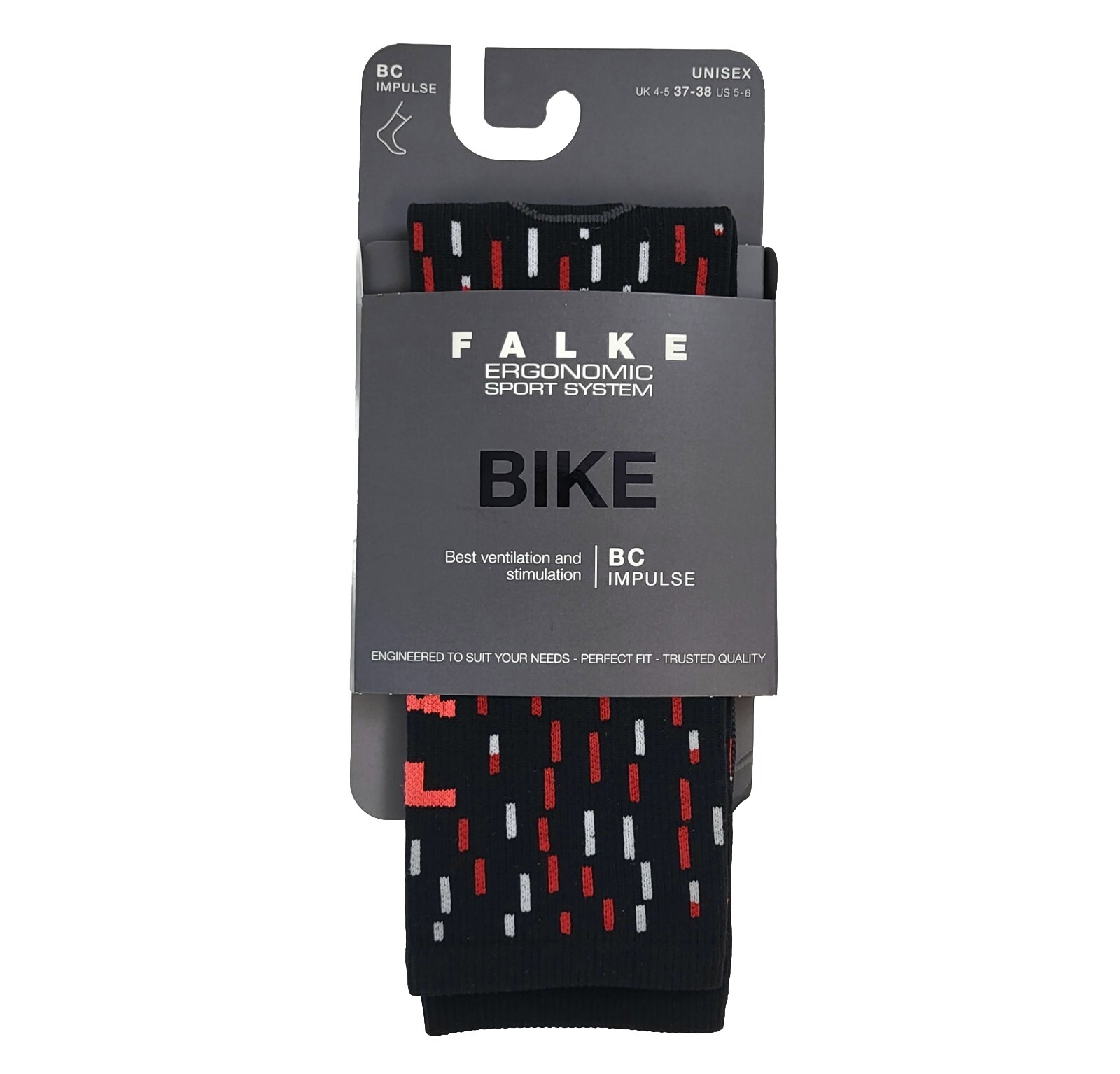 Falke BC Impulse MTB Mountain Bike Cycling Socks - Unisex 37-38, US 5-6