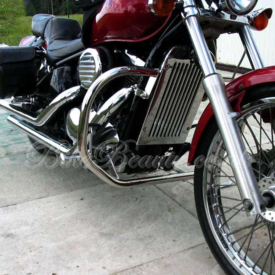 S) Kawasaki Vulcan VN 800 Highway engine protection stainless steel