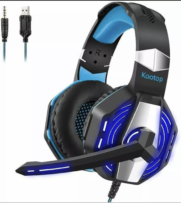 Kootop Stereo Gaming Headset Headphone Xbox One PS4 PC Noise Cancelling Stereo