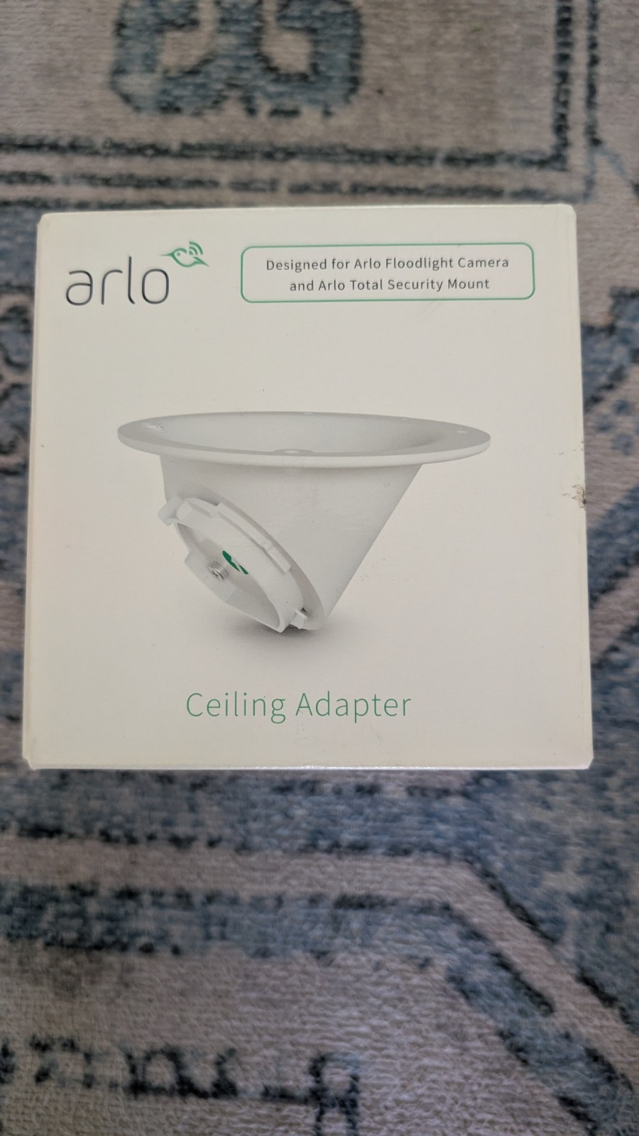 Arlo Ceiling Adapter for Floodlight Camera Total Security Mount FBA1001-10000S