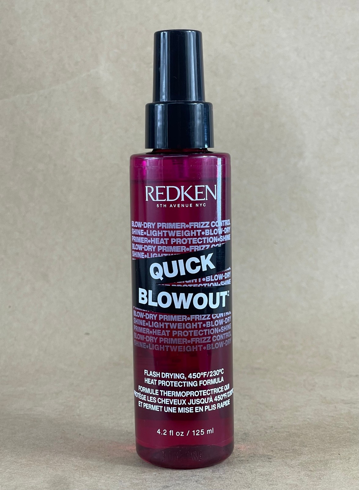 Redken Quick Blowout Flash Drying 450F/230C Heat Protecting Formula 4.2 oz
