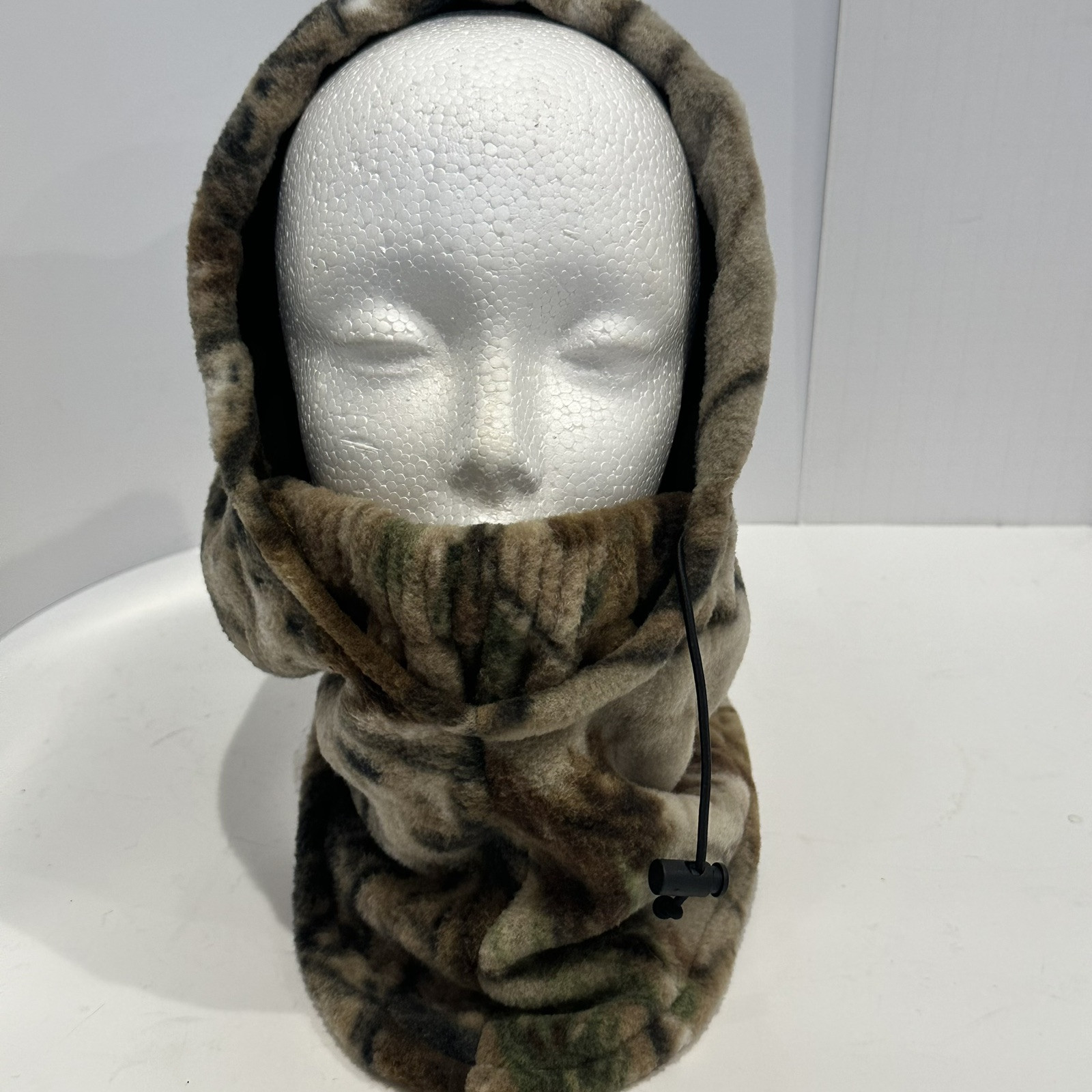 Hot Shot Balaclava Facemask Fleece Camo Men's One Size 100% Polyester Logo