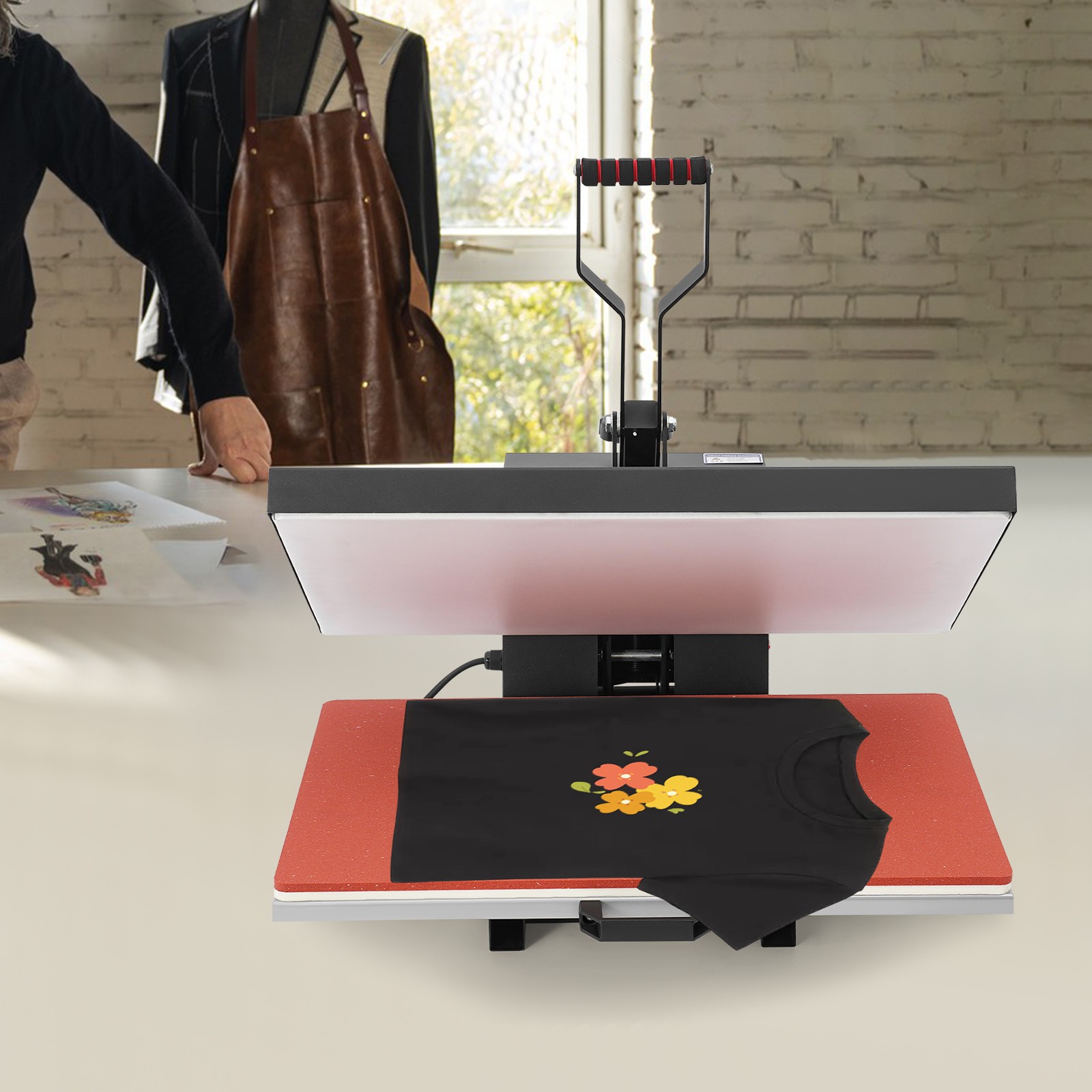 Clamshell Heat Press Transfer T-Shirt Sublimation Digital Press Machine 16*24 In