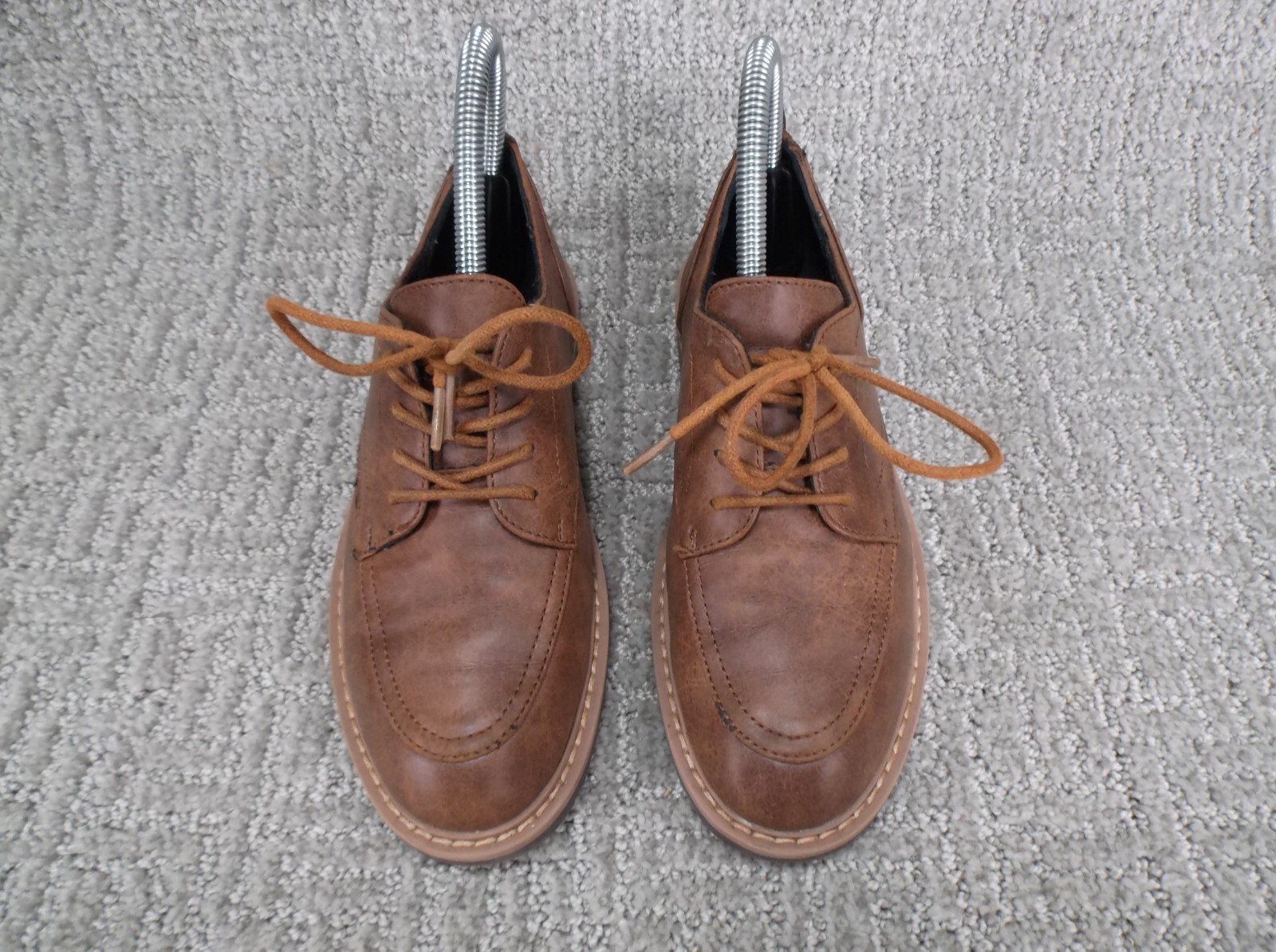 Kenneth Cole Reaction Leather Lace Up Oxford Dress Shoe Brown Size 3 women's