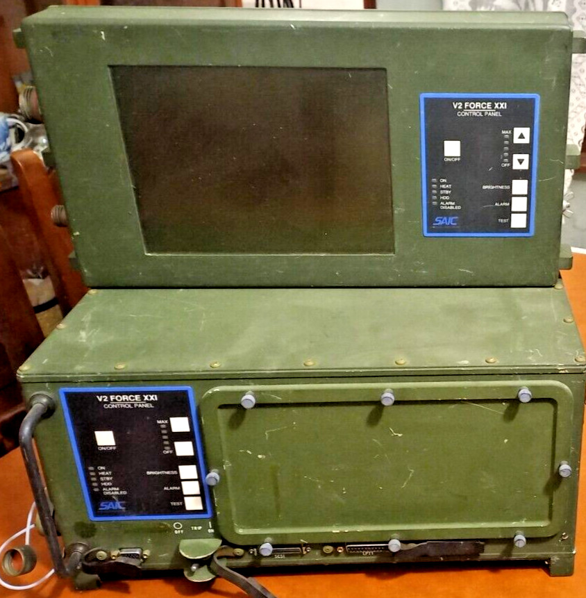 VINTAGE MILITARY LITTON SAIC GULF WAR 1990 COMPUTER US V2 FORCE XXI HMMWV USA US