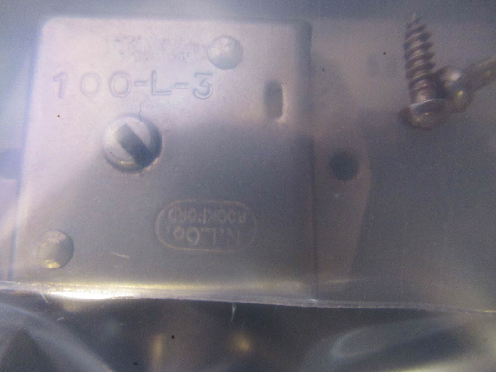 SPENCER AO LOCK WITHOUT KEY for CABINET MICROSCOPE PART AS PICTURED X6-FT-94