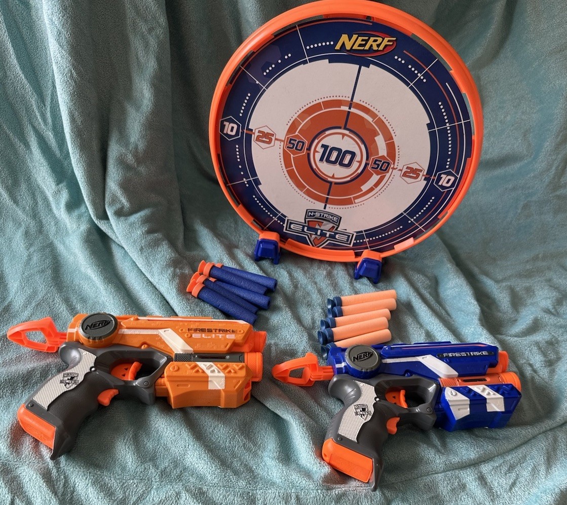 Nerf N-Strike Elite Firestrike & N-Strike Firestrike  Precision Target Board Set