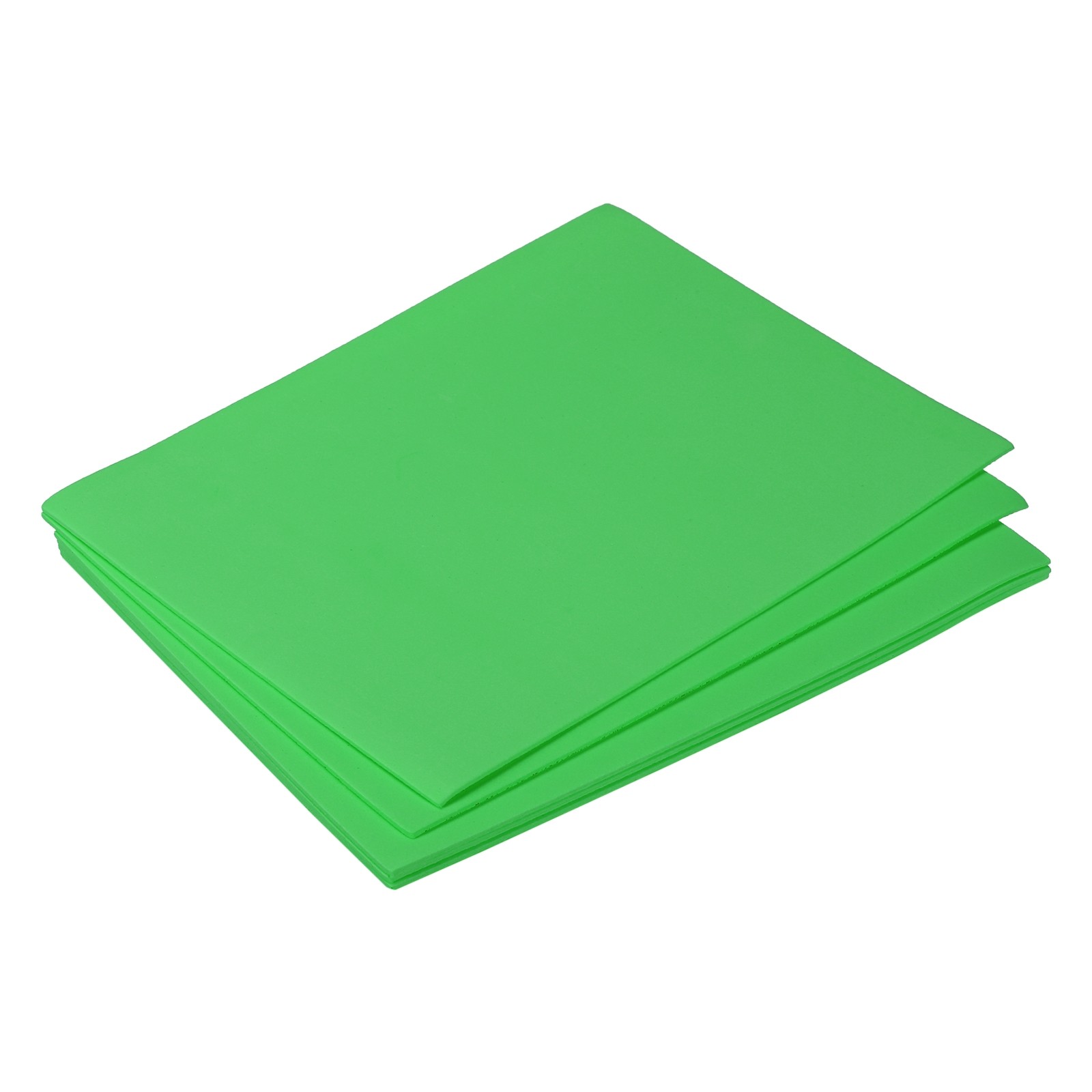 EVA Foam Sheets Green 7.6 Inch x 5.9 Inch 2mm Thickness for Crafts DIY 5Pcs