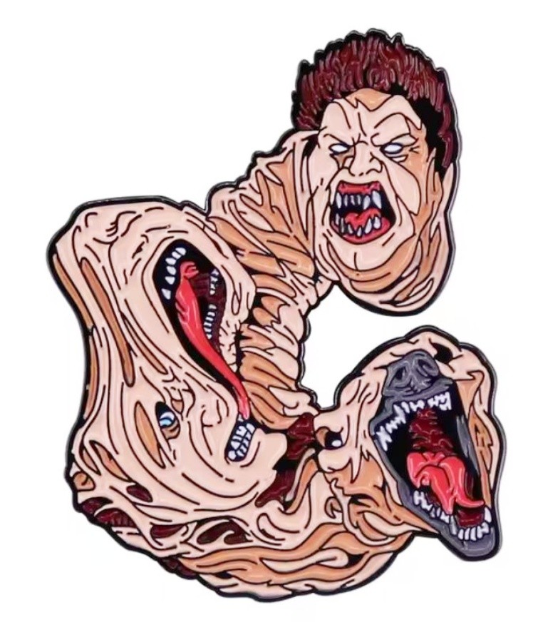 John Carpenter's The Thing Movie Assimilated Creature Image Metal Enamel Pin NEW