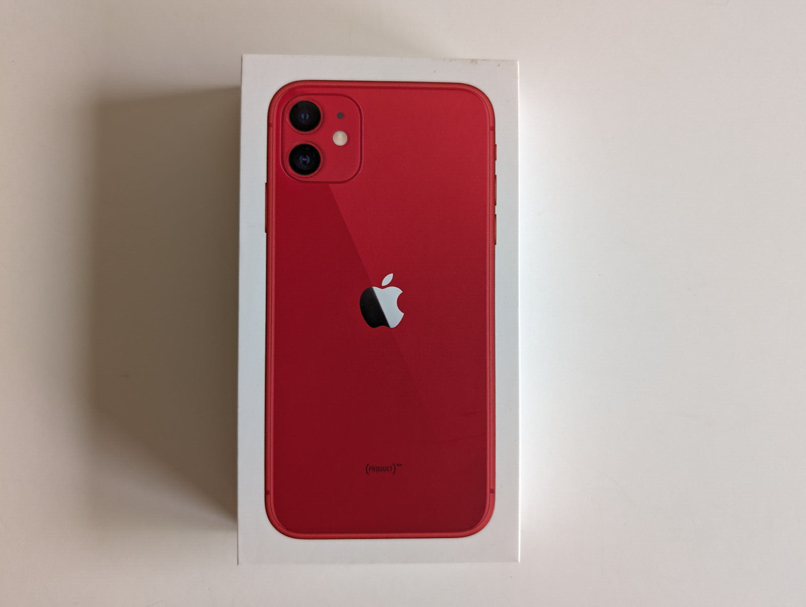 Apple iPhone 11 Red 64GB BOX ONLY, includes one Apple sticker and some inserts