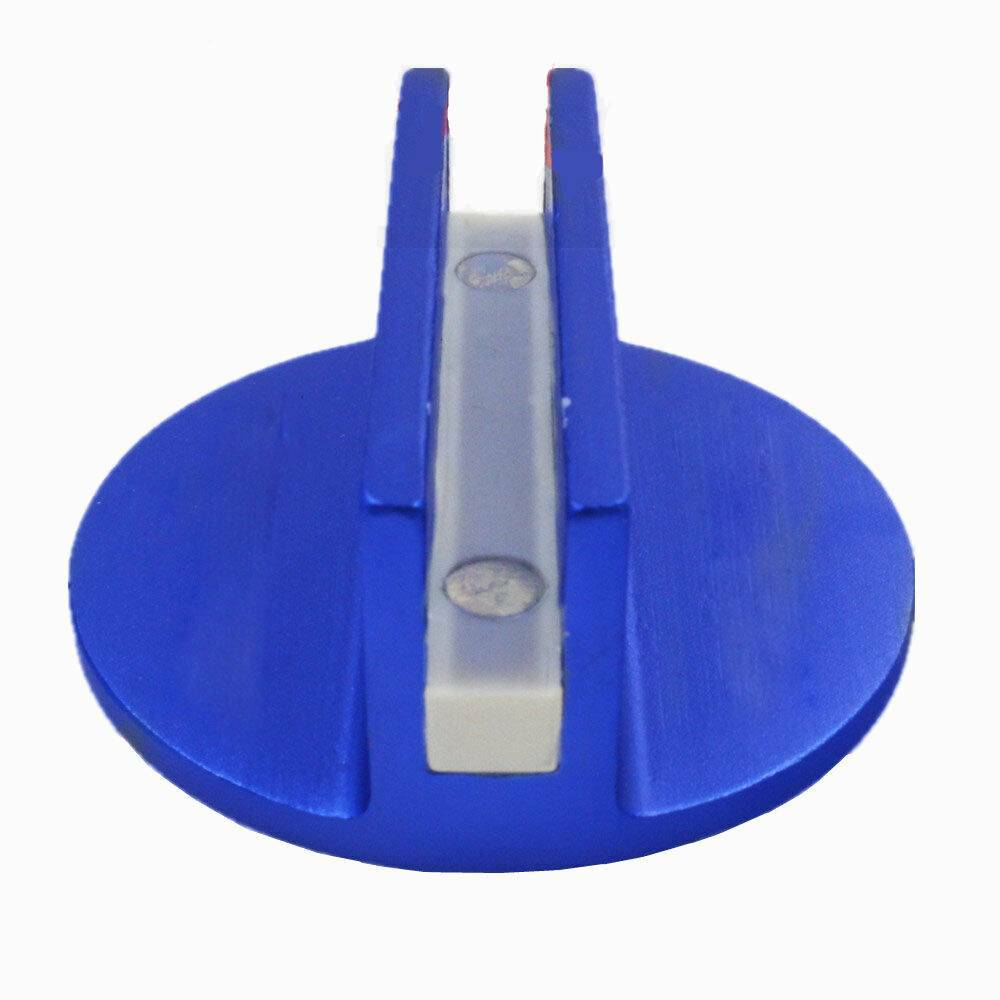 2Pcs Blue Slotted Magnetic Jack Pad Pinch Weld Rail Adapter