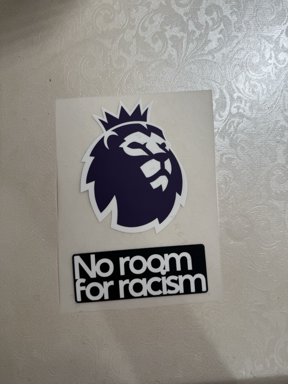Premier League No Room For Racism Player Size Patch