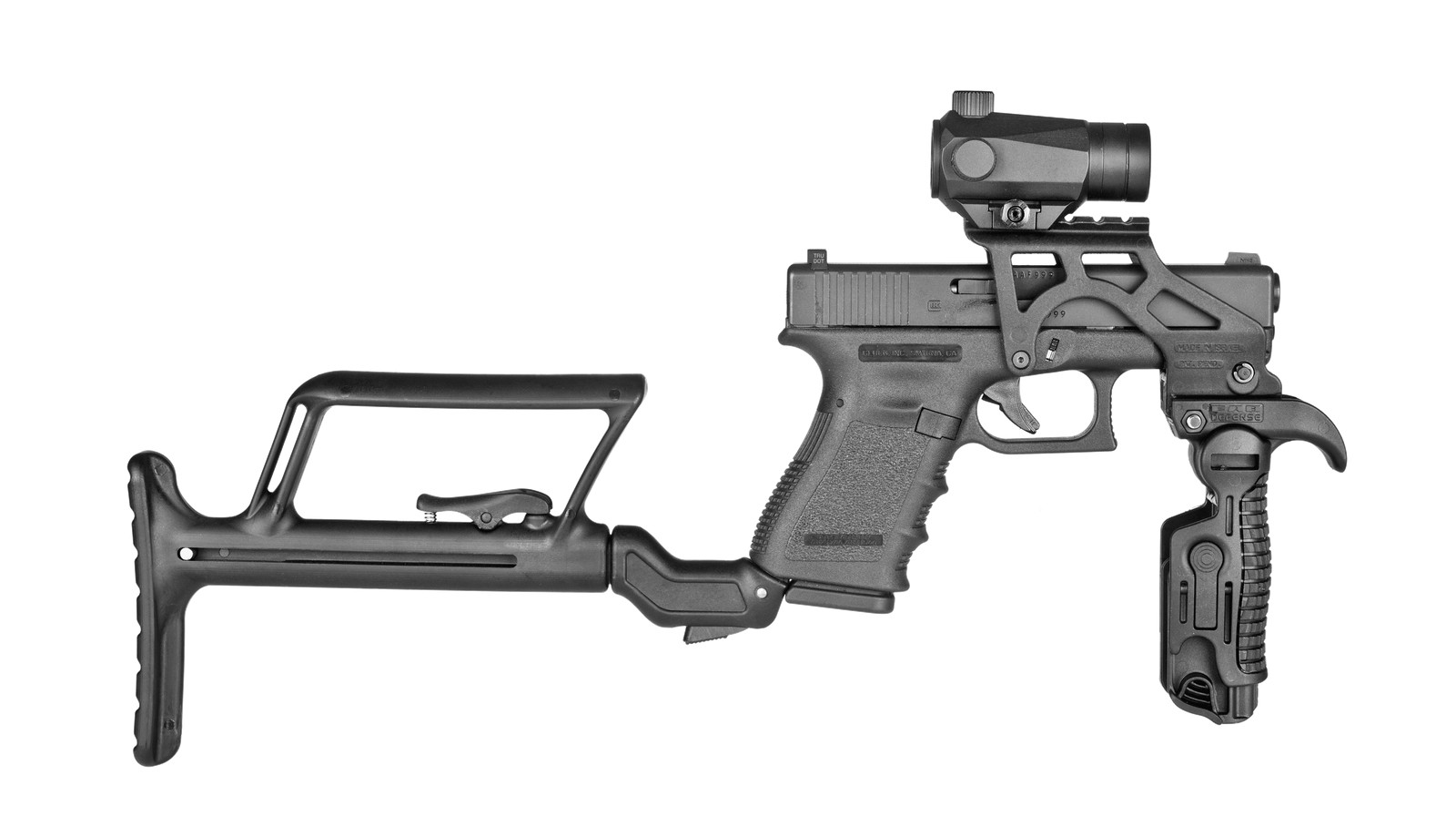 Mo Group Fab Defense Black Tactical Scope Mount for Railed Glock : TAC-02