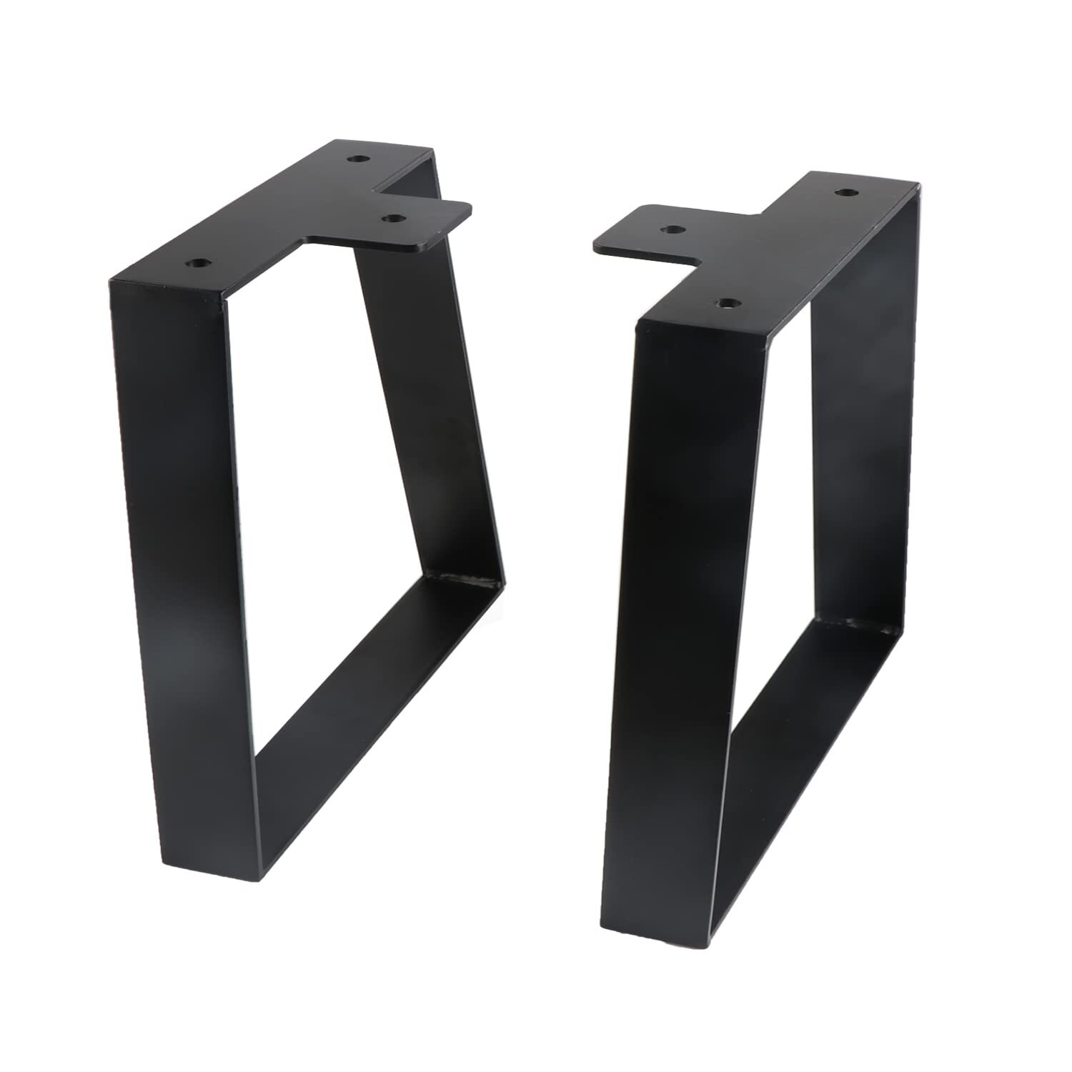 10 Inch Trapezoid Table Legs Black DIY Furniture Metal Legs for Coffee Table ...