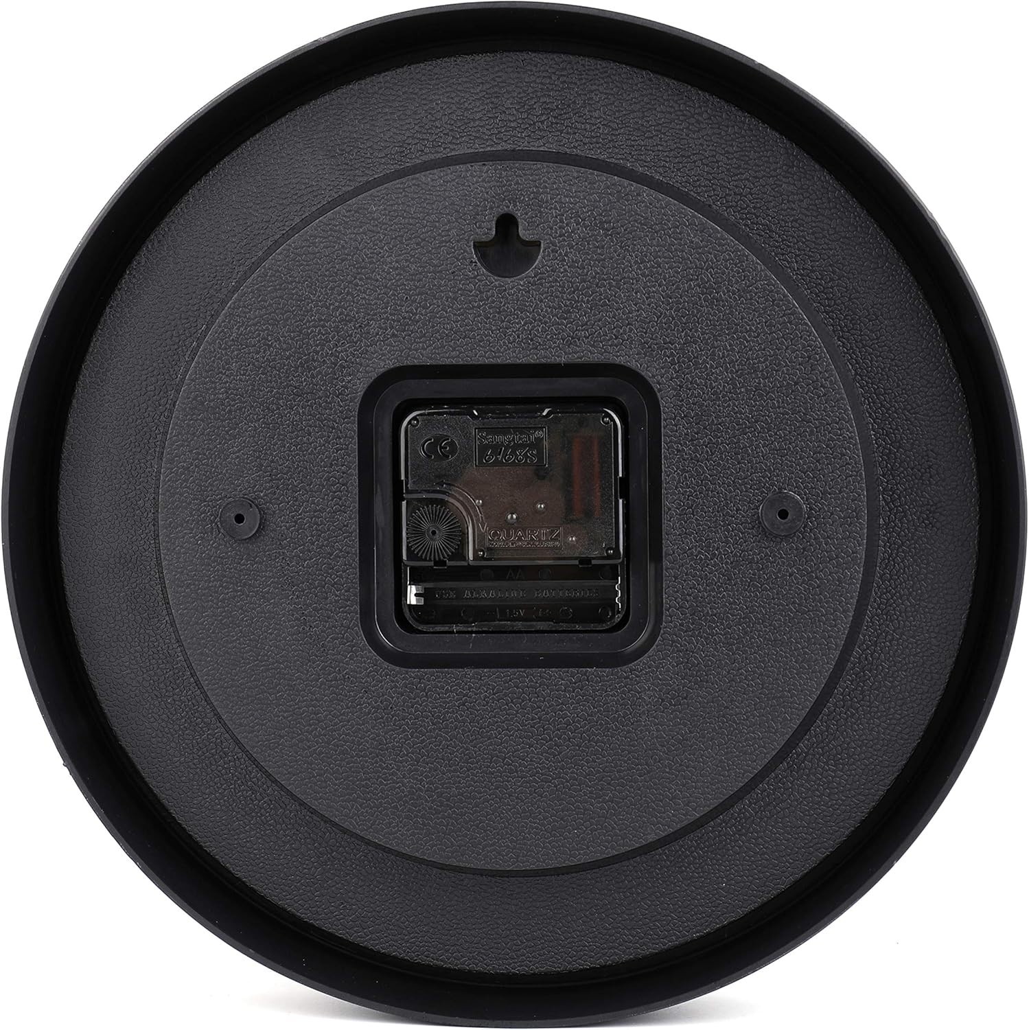 Mainstays Basic Indoor 8.78" Black Analog Round Modern Wall Clock (2 Pack)