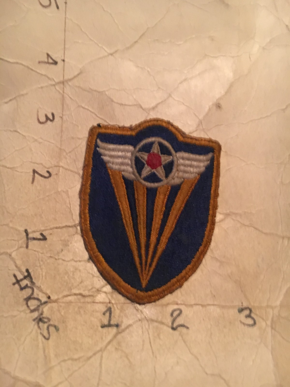 WW2 to Korea era US Army 4th Air Force c/e no glow USAAF Patch 5/22/25