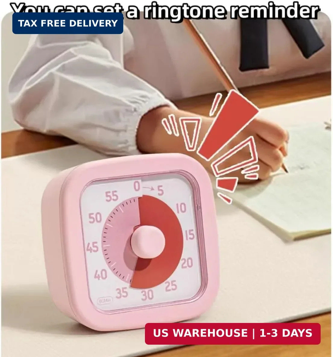 Visual Timer for Kids Timer Home - 60 Minute Kids Visual Timer for Classroom Hom