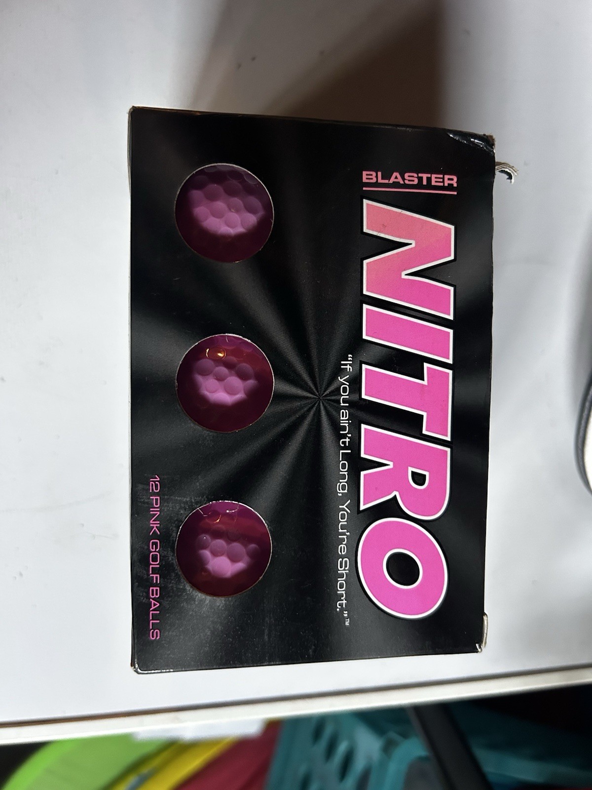 Nitro Blaster Pink Golf Balls & Mixed Golf Accessories Set for Golf