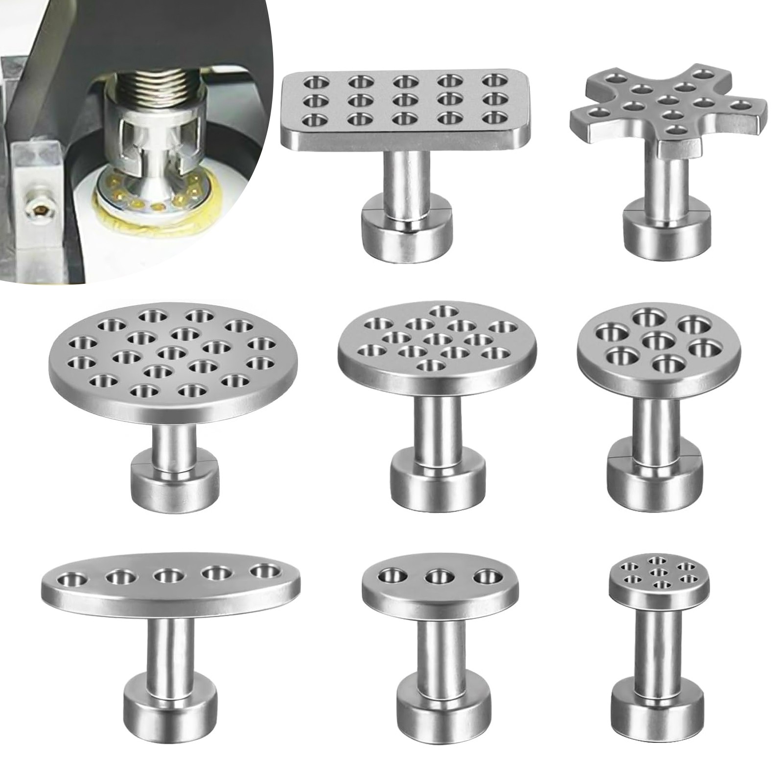 8 PCS Paintless Car Dent Repair Tool Puller Set for Auto Body Dent Removal Tool