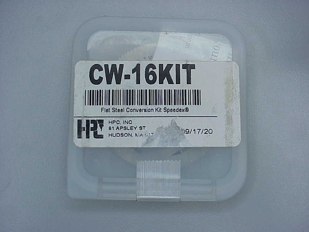 BRAND NEW HPC - CW-16KIT - Flat Steel Cutter Conversion Kit For Speedex