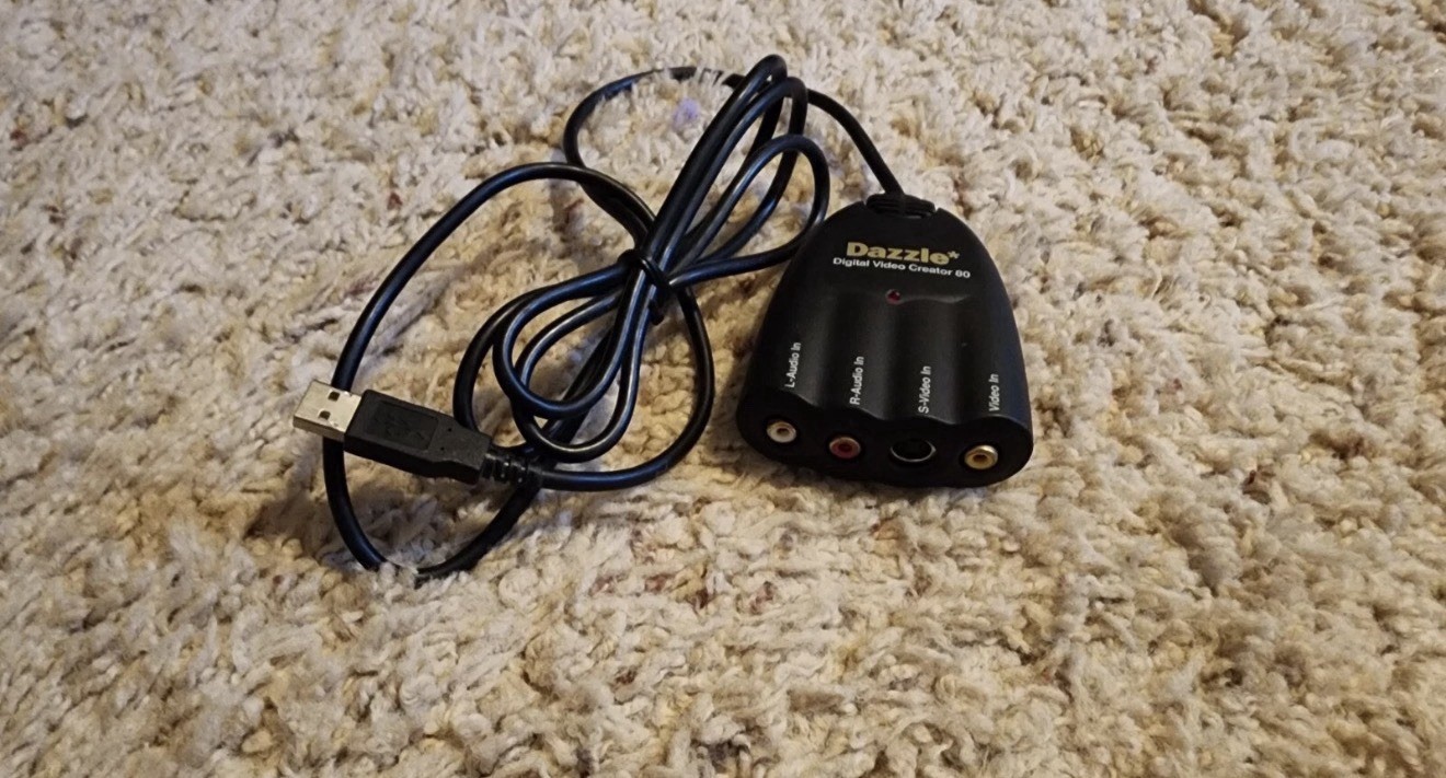 Dazzle * DVC-80 Digital Video Creator Capture Device USB Cable T1