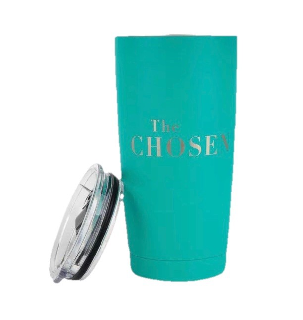 The Chosen Get Used To Different Turquoise 20 Oz Insulated Tumbler With Lid