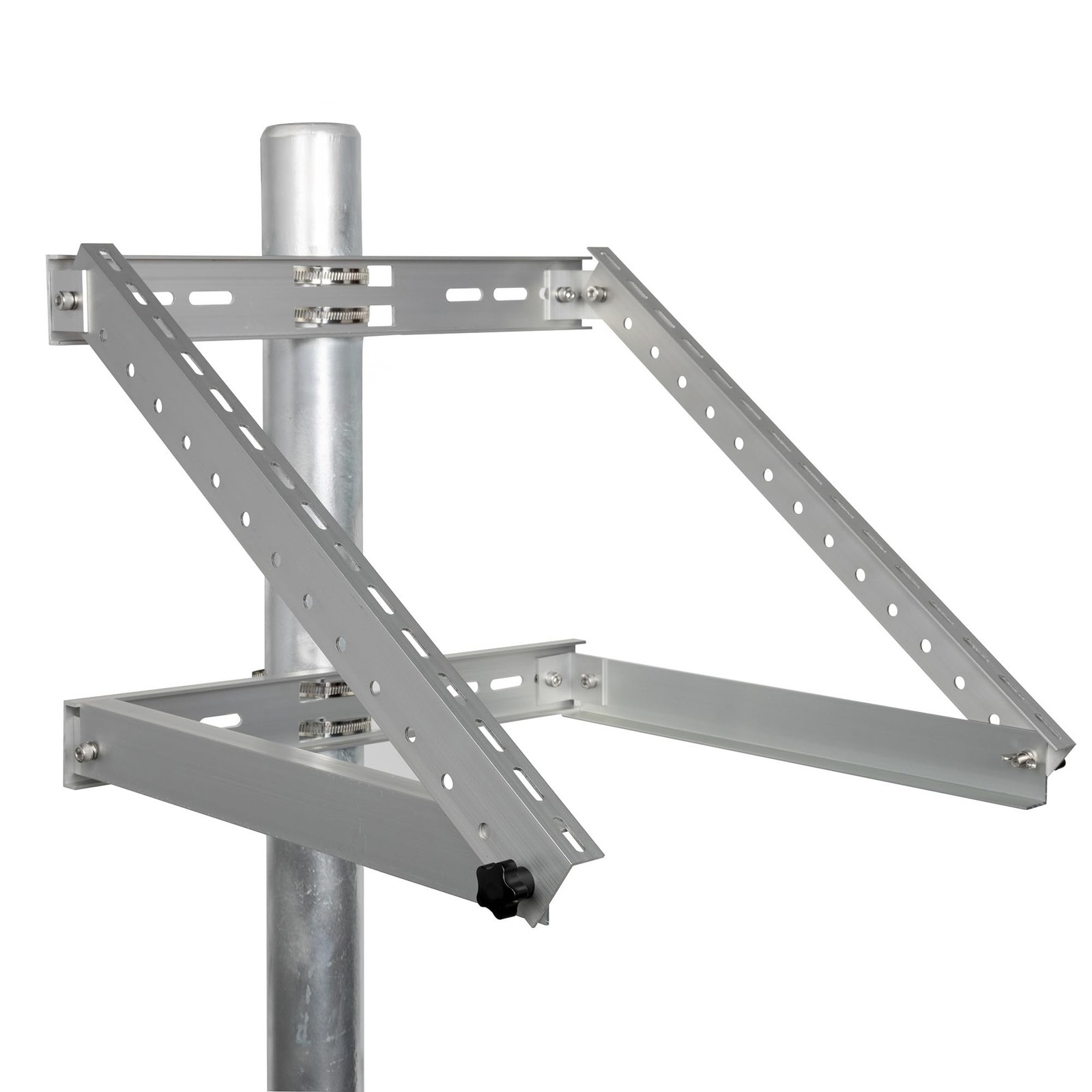 Solar Panel Mounting Bracket Pole Mounts Kit Up to 30W (Pole not Included)
