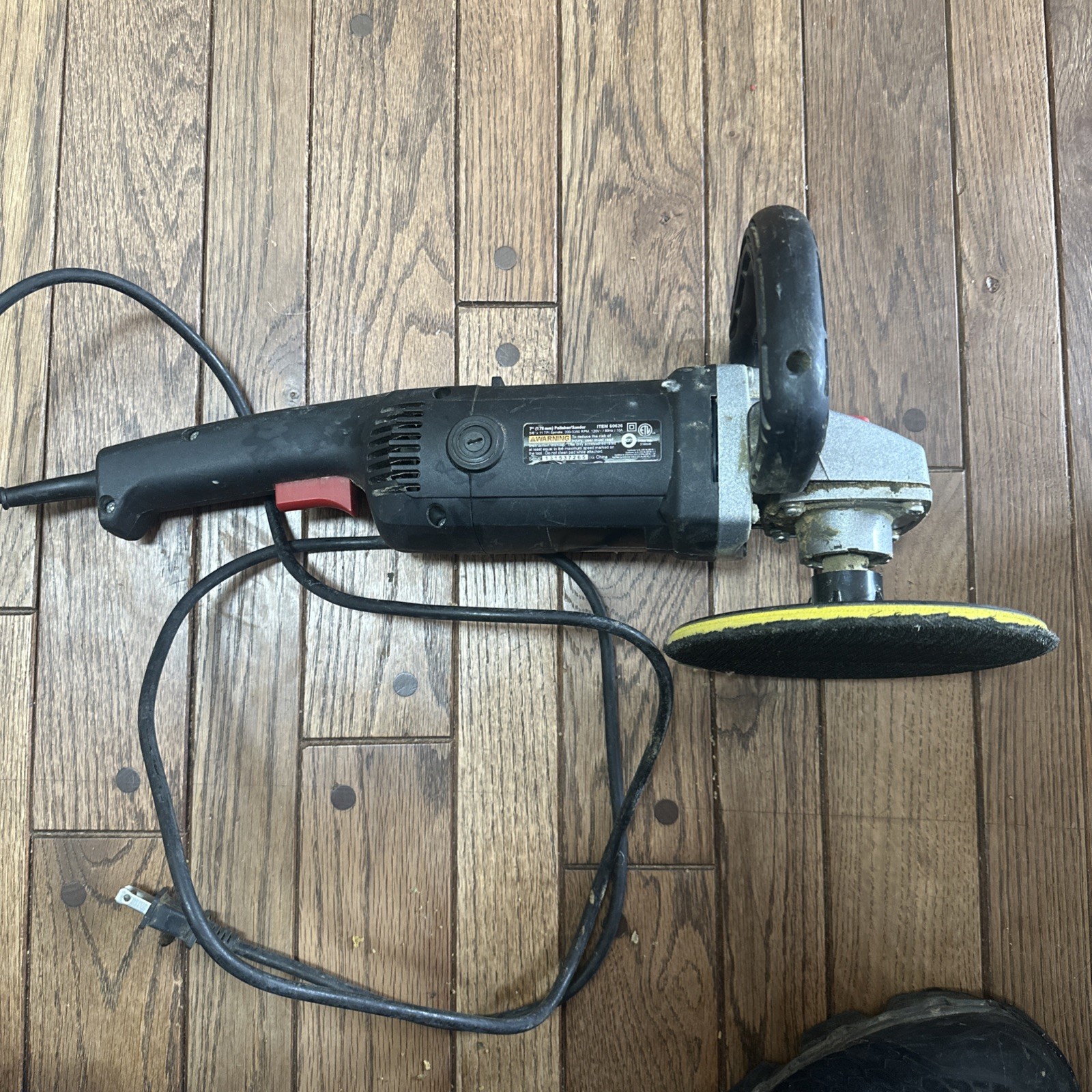 Drill Master Polisher/Sander 60626 – 7" 120V Black Power Tool