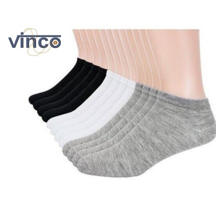 3-6-12 Pairs Men Women No Show Ankle Sport Socks Low Cut Socks Size 9-11 , 10-13