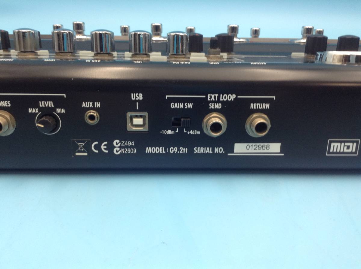 ZOOM G9.2TT Multi Effects Guitar Effect Pedal From Japan Tested working