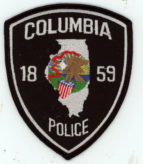 ILLINOIS IL COLUMBIA POLICE NICE SHOULDER PATCH SHERIFF