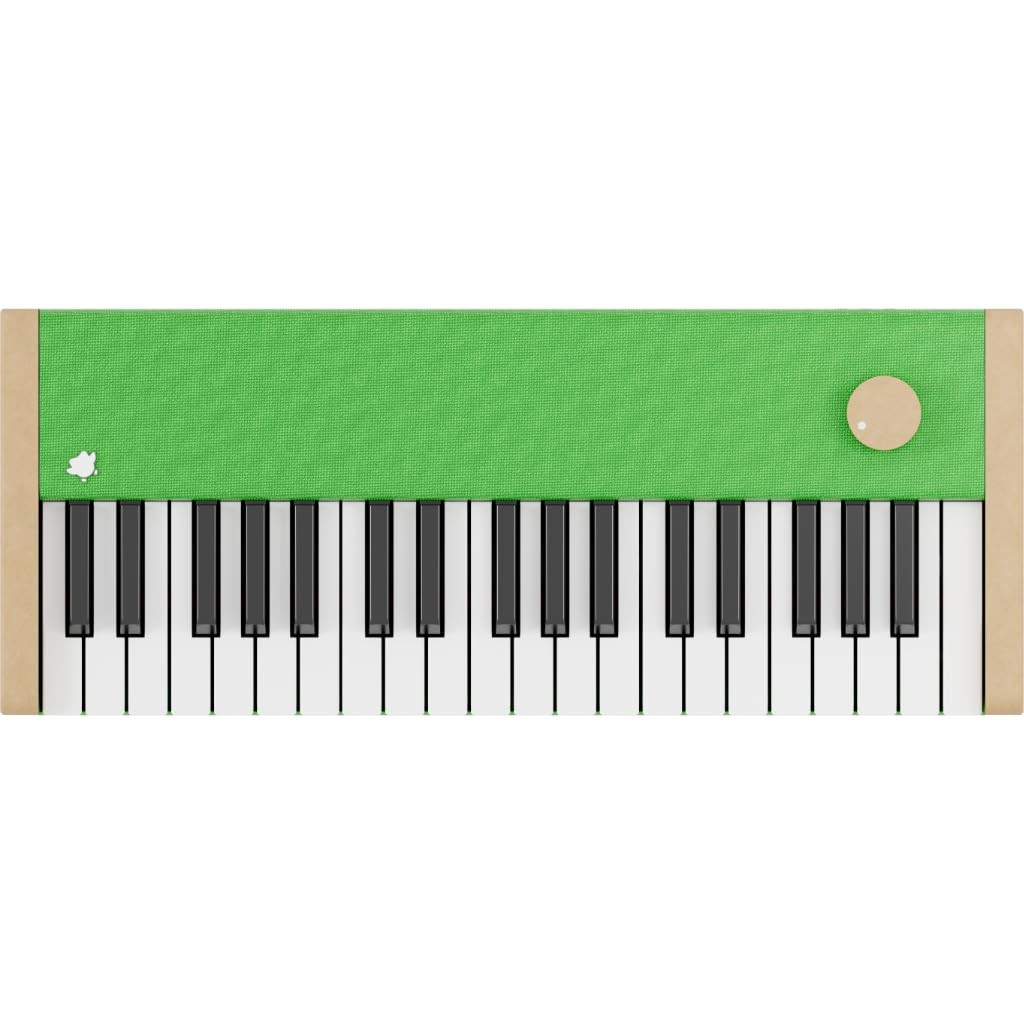 Loog Digital Piano - Portable Keyboard for 7.5 x 18.9 x 2.7 inches, Green