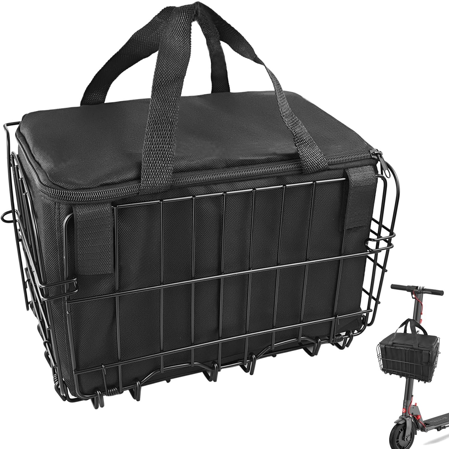 Knee Scooter Basket Accessory Quick Release Removable Cloth Storage Bag