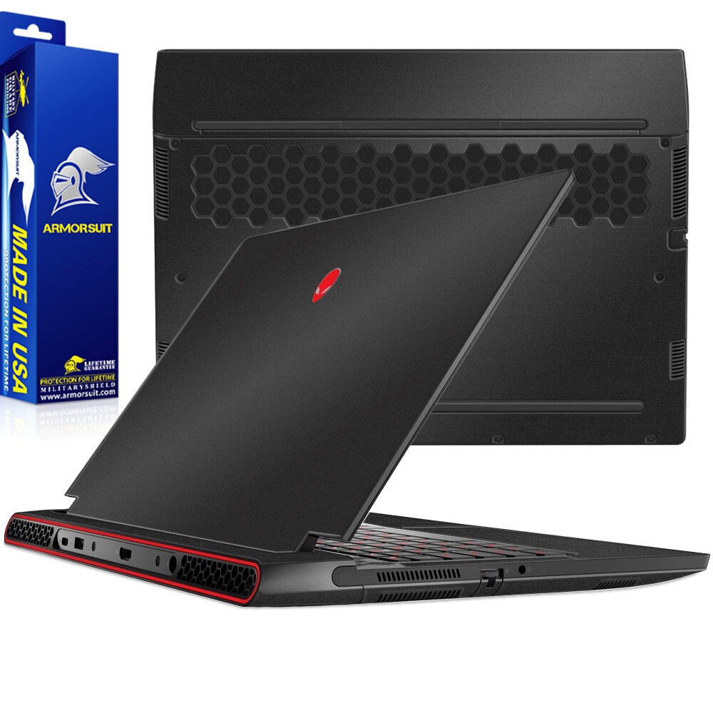 ArmorSuit Matte Metallic Black -Carbon Skin Wrap Alienware m15 R6 / R7 (15.6 In)