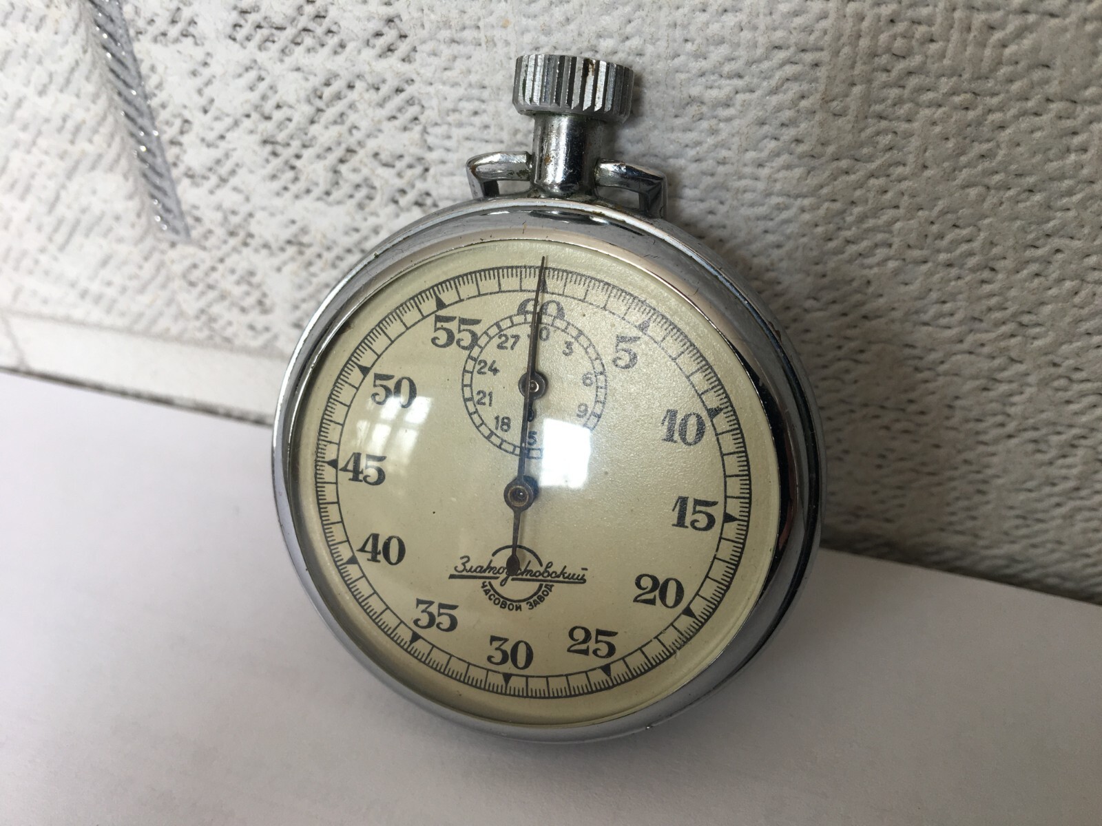 Stopwatch Agate Vintage USSR Soviet Mechanical Original Zlatoust Plant