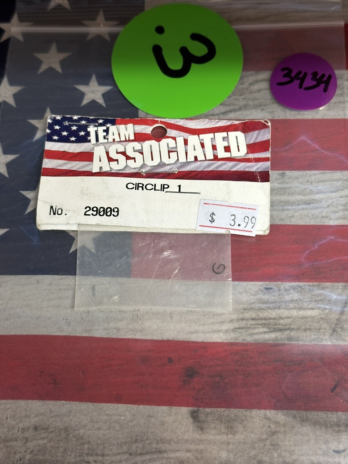 Team Associated 29009 CIRCLE CLIP for: PISTON PIN NewInPack USA Shipped