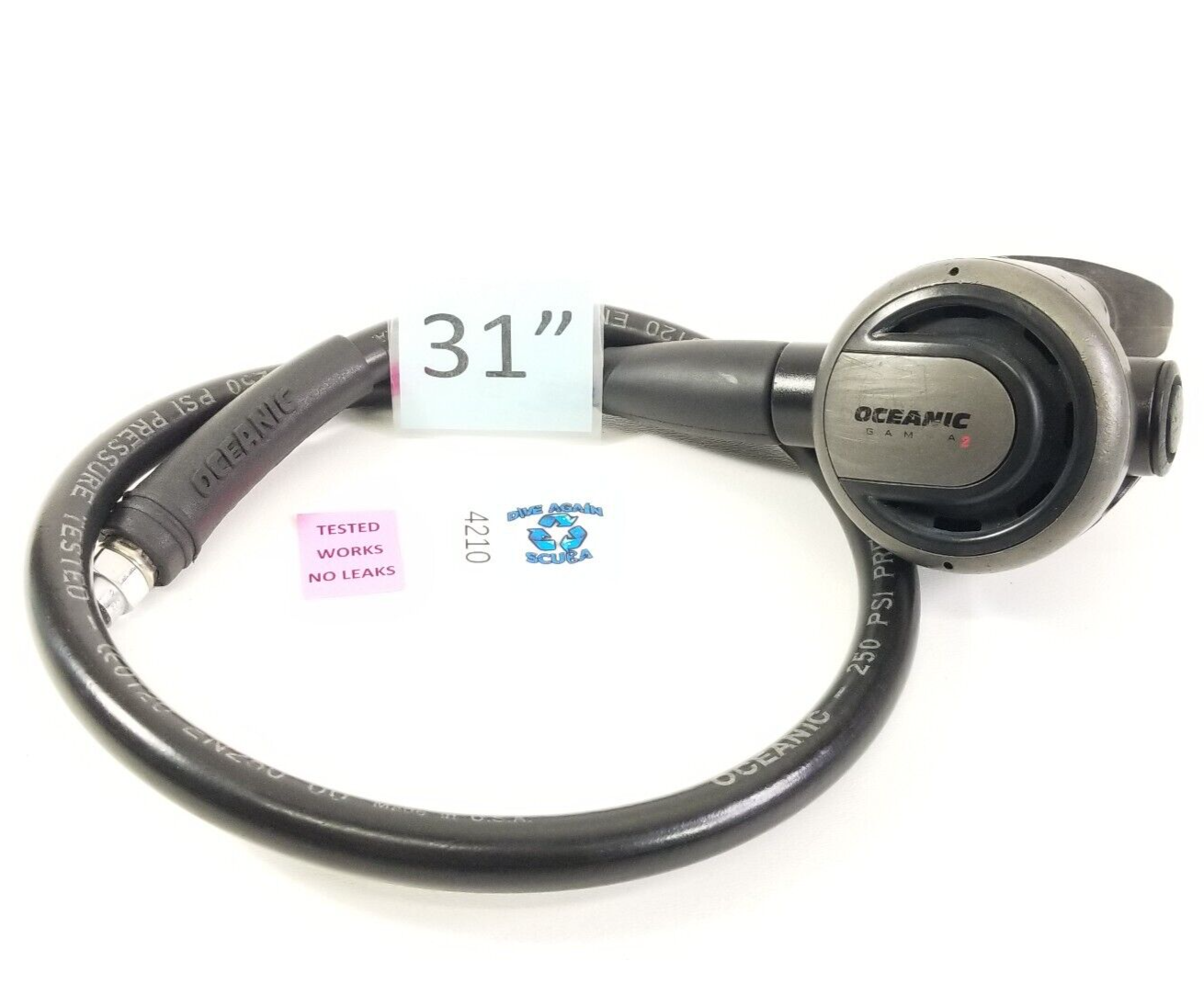 Oceanic Gamma 2 Second Stage Regulator Scuba Dive 2nd #4210