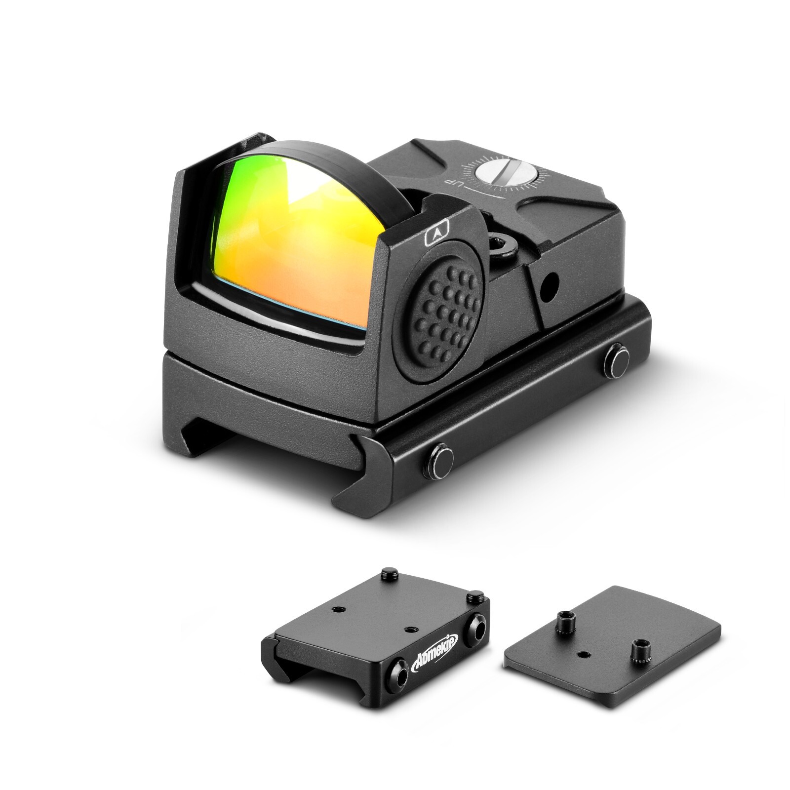 2 MOA Red Dot Sight Air Rifle Scope FMC Lens W/ Glock Plate Mount 20/22mm Mount