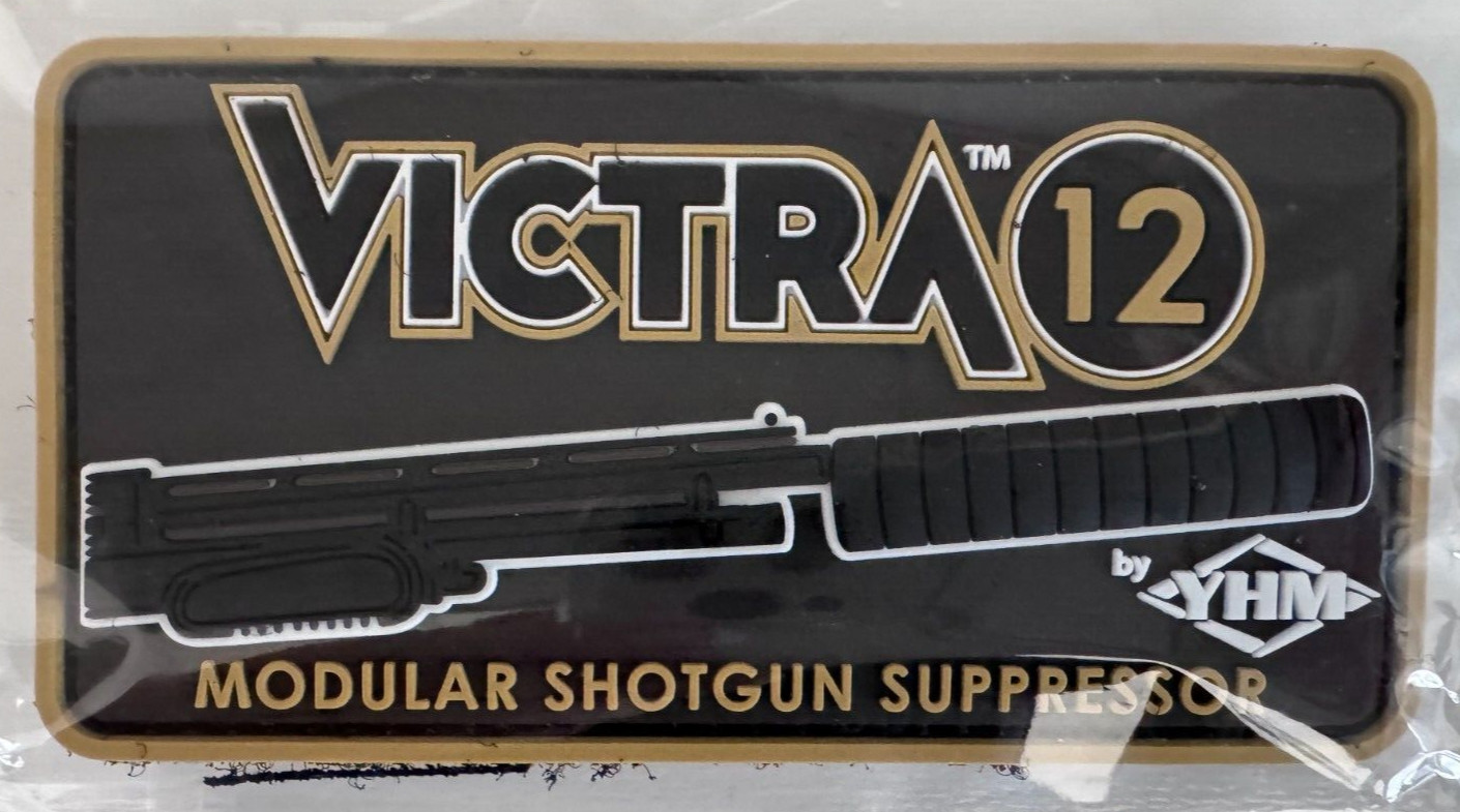 Shot Show 2026 VICTRA 12 Modular Shotgun Suppressor Morale Patch