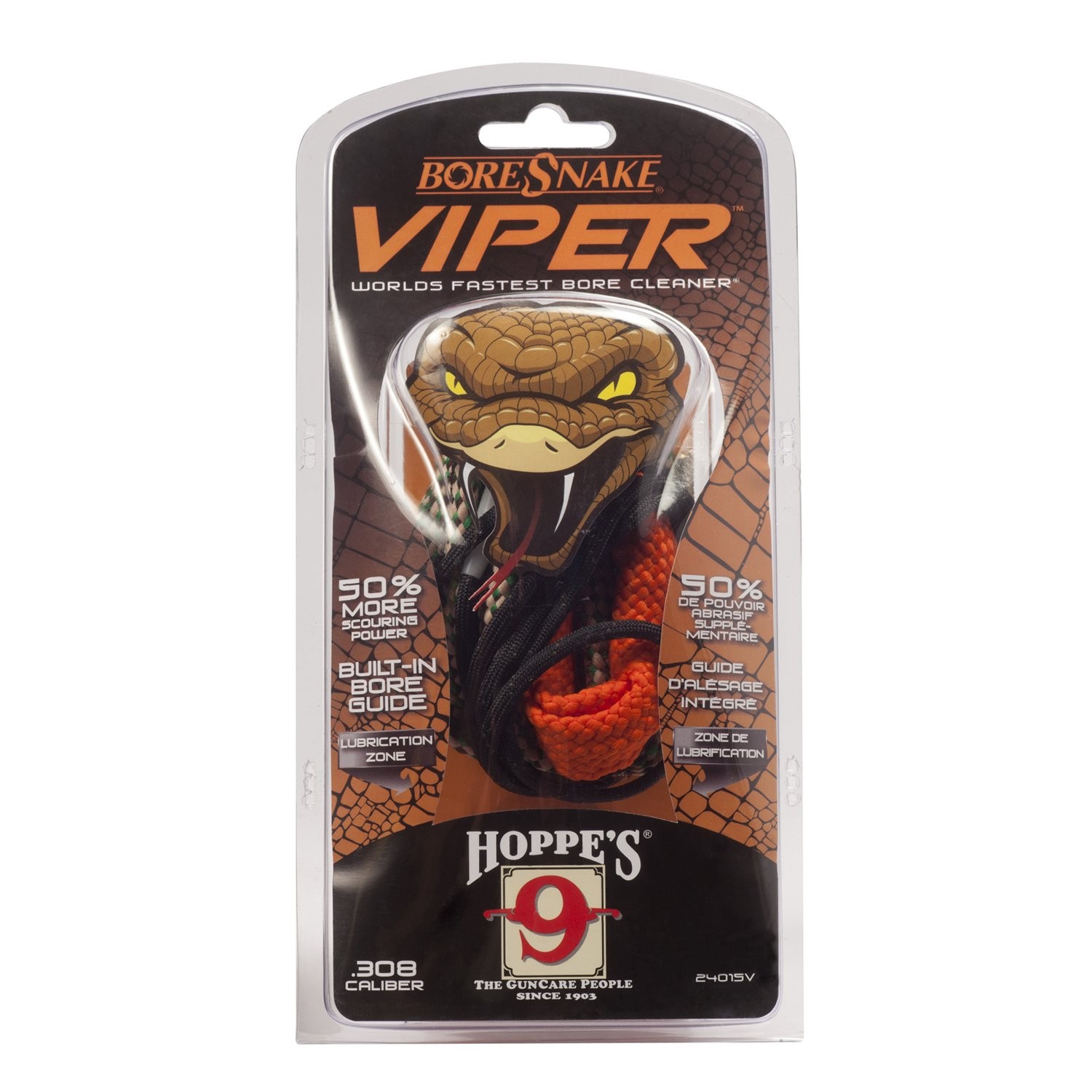 Hoppe'S Hoppes Boresnake Viper .308 - .30 Caliber Rifle Clam E/F