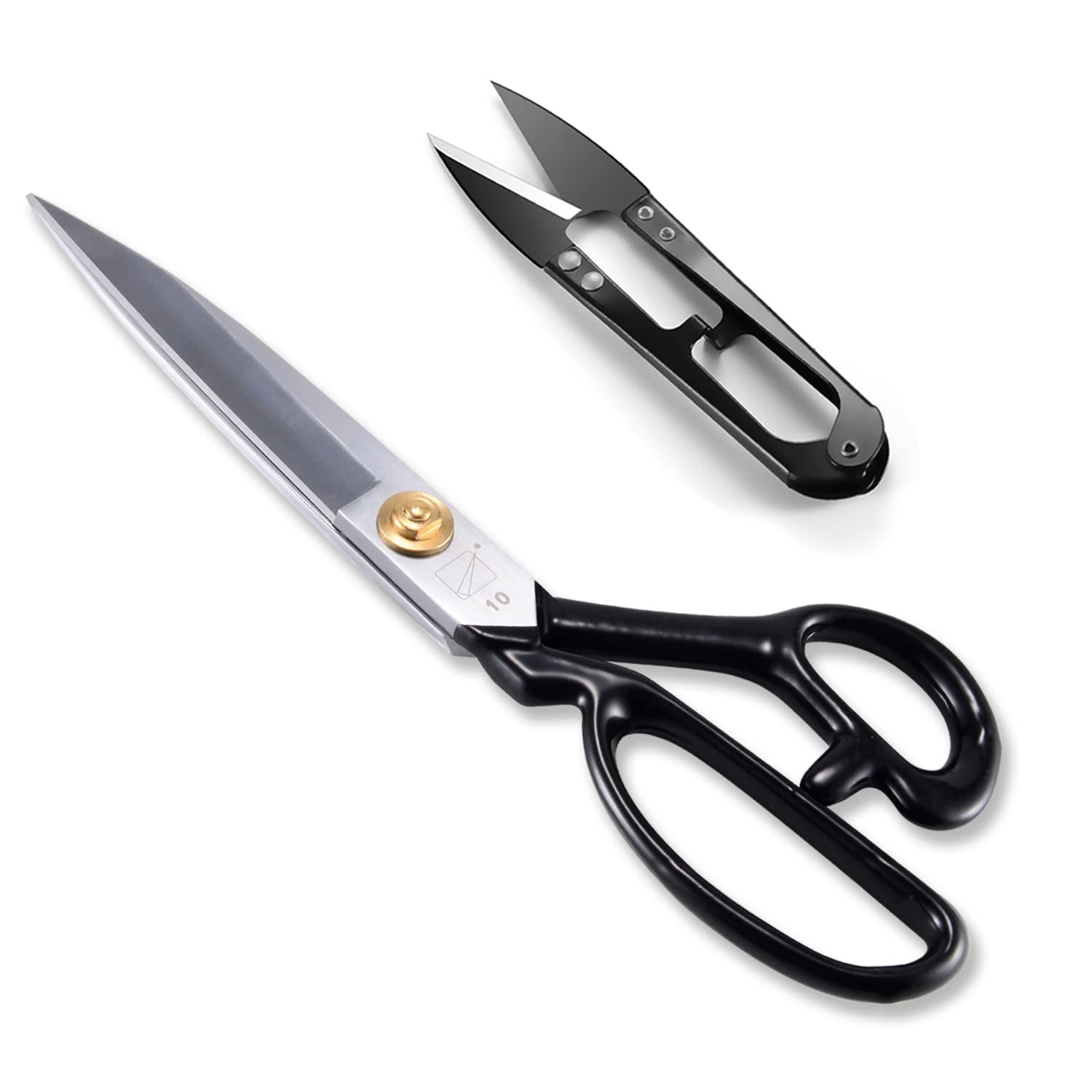 Left-Handed Sewing Fabric Scissors 10" Dressmaking Tailor Shears Electroplated