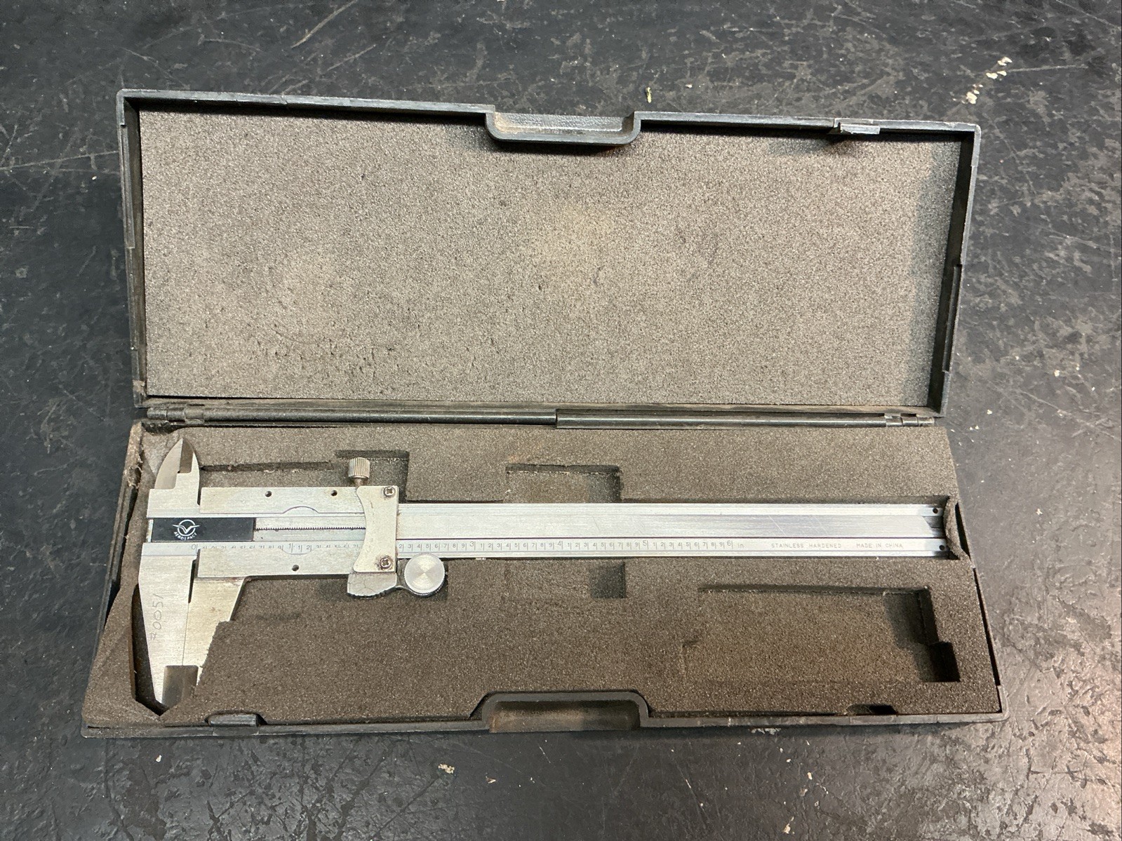 6" Dial Shockproof Caliper Stainless Steel With Case  Free Shipping