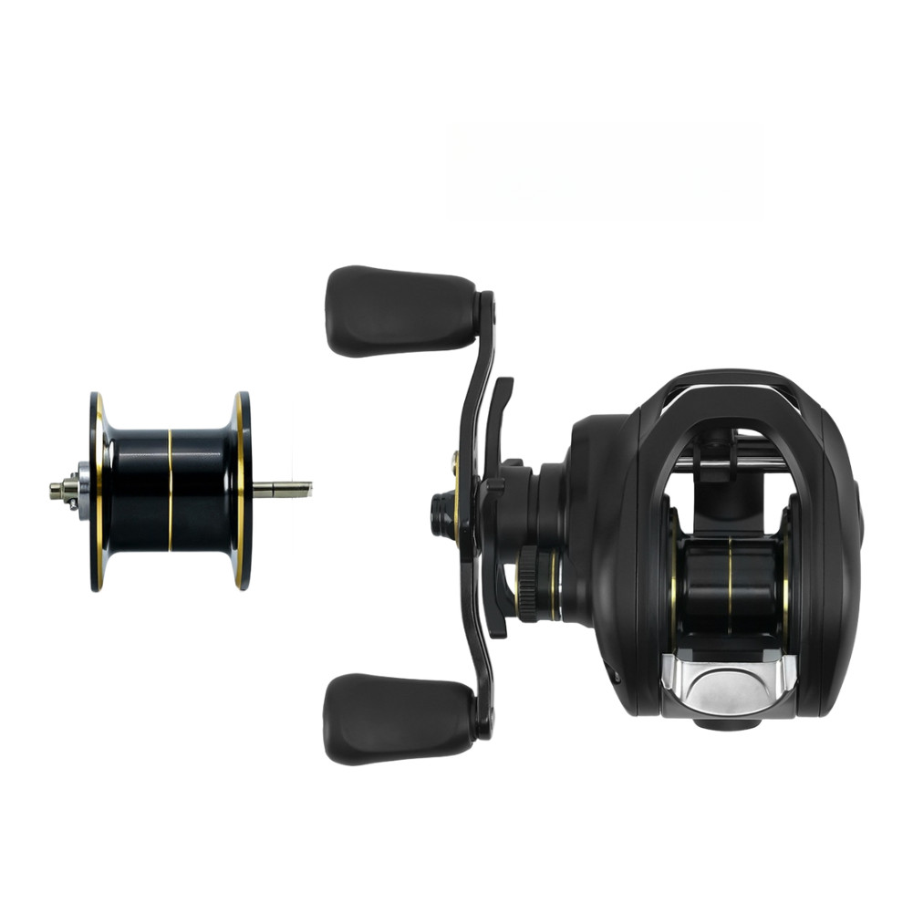 Anti-Backlash Baitcasting Fishing Reel with 7.2:1 Gear Ratio and DC Brake