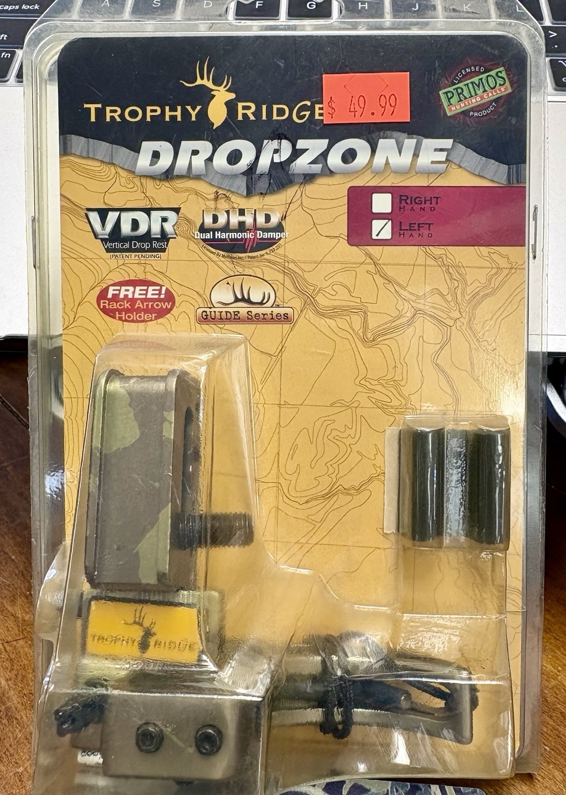 Trophy Ridge Dropzone VDR Drop Away Arrow Rest Compound Bow LH Camo LM0141