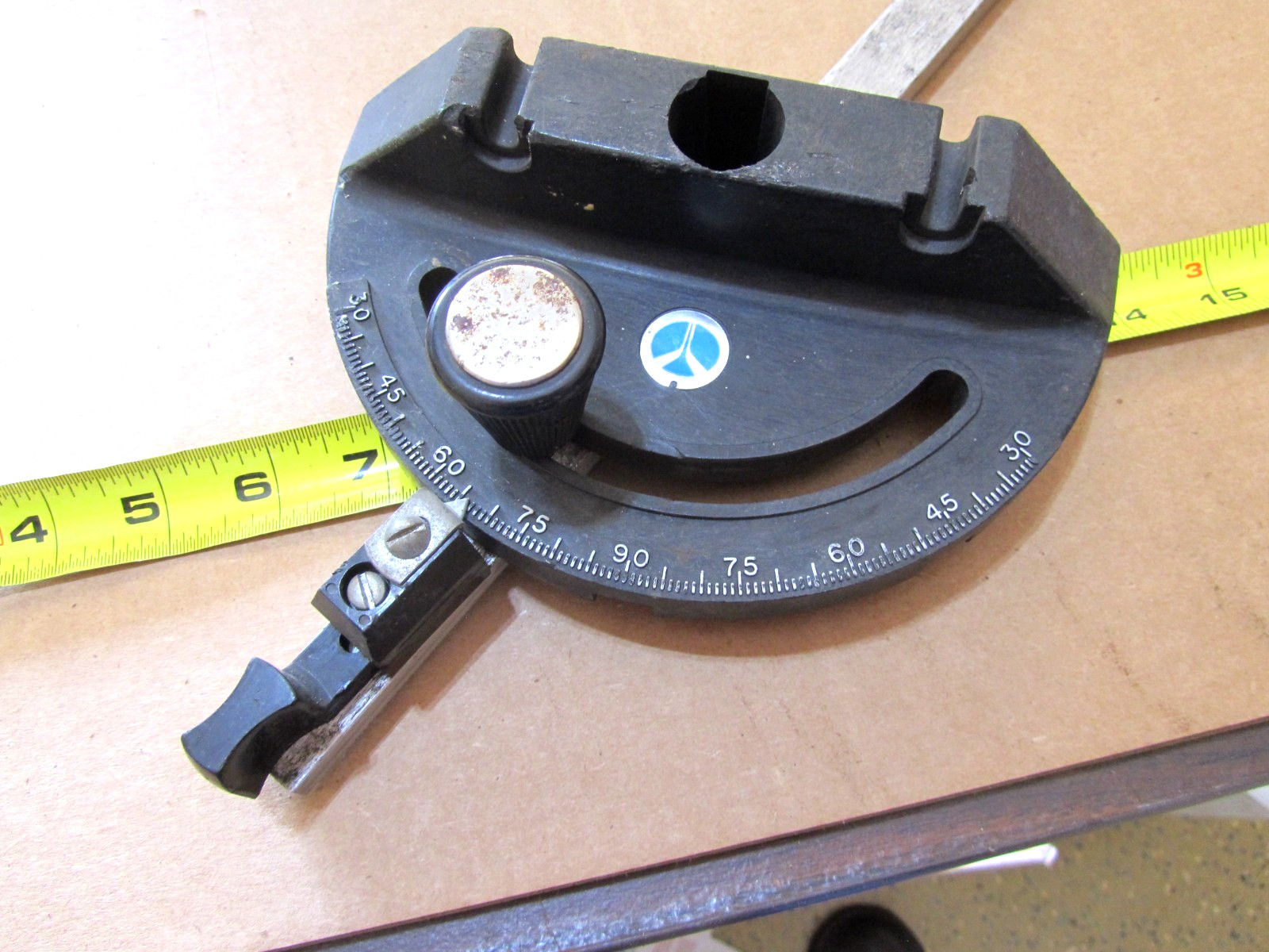 Miter Gauge 34-895 From Rockwell Delta 9" Table Saw 34-619 Slot 3/4" W x 3/8" D